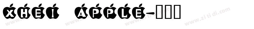 XHei Apple字体转换